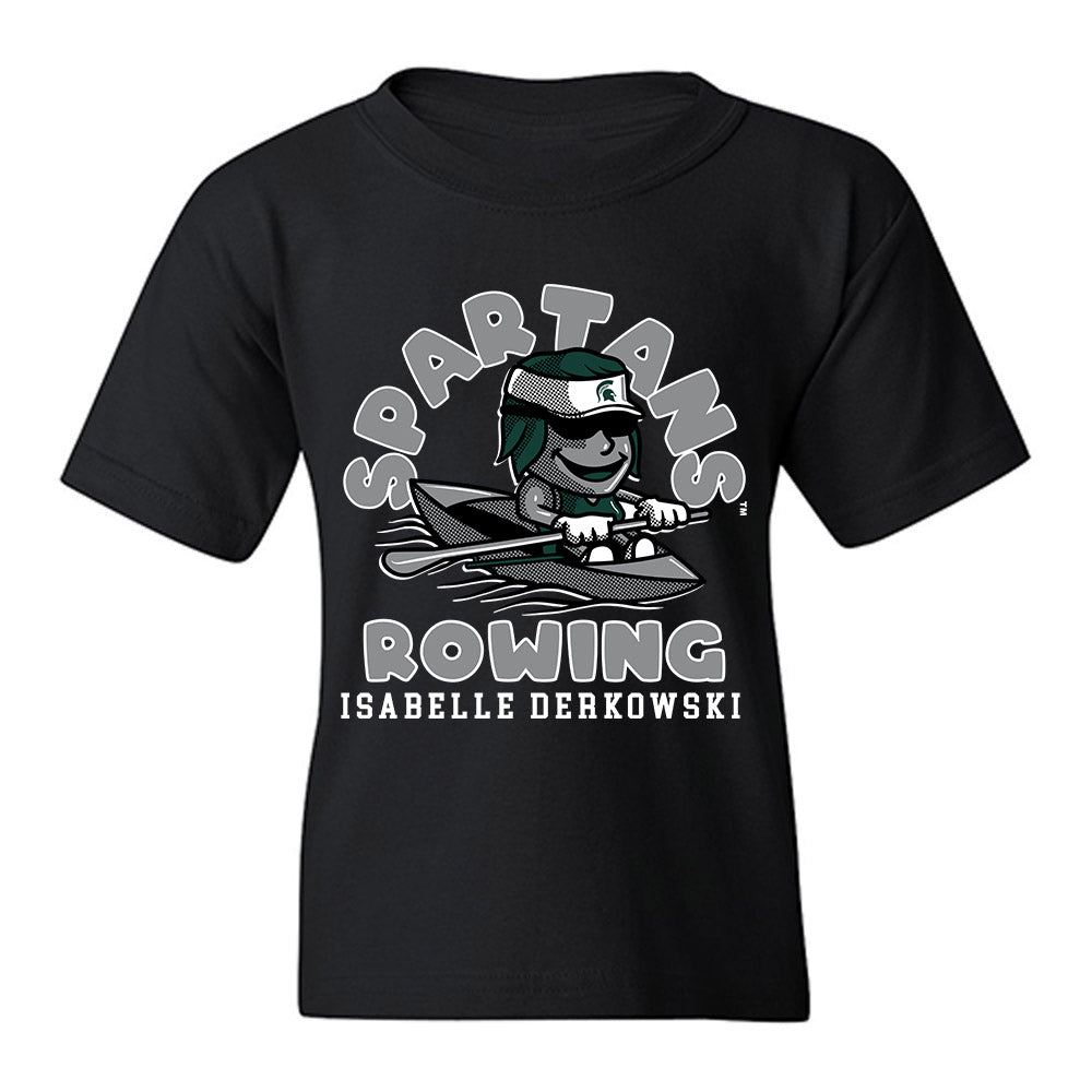 Michigan State - NCAA Women's Rowing : Isabelle Derkowski - Fashion Shersey Youth T-Shirt-0