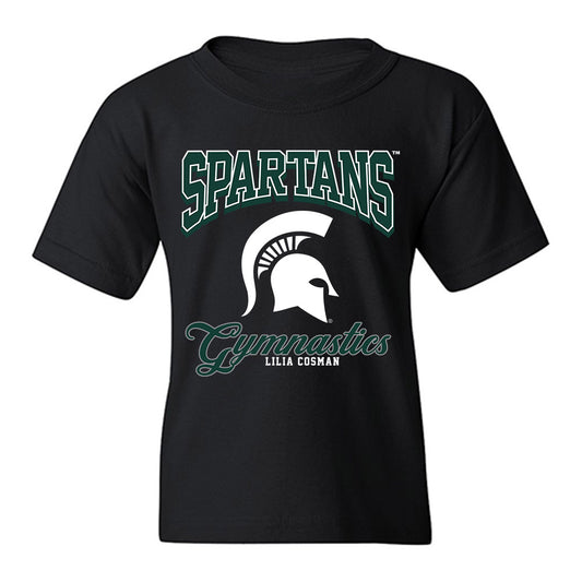 Michigan State - NCAA Women's Gymnastics : Lilia Cosman - Fashion Shersey Youth T-Shirt-0
