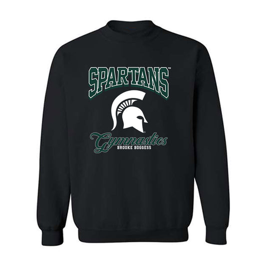 Michigan State - NCAA Women's Gymnastics : Brooke Boggess - Fashion Shersey Crewneck Sweatshirt-0