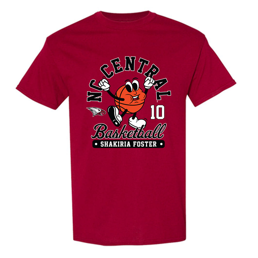 NCCU - NCAA Women's Basketball : Shakiria Foster - Fashion Shersey T-Shirt-0