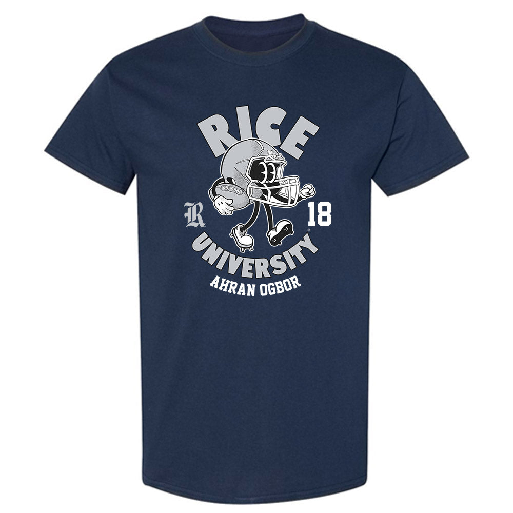 Rice - NCAA Football : Ahran Ogbor - Fashion Shersey T-Shirt-0