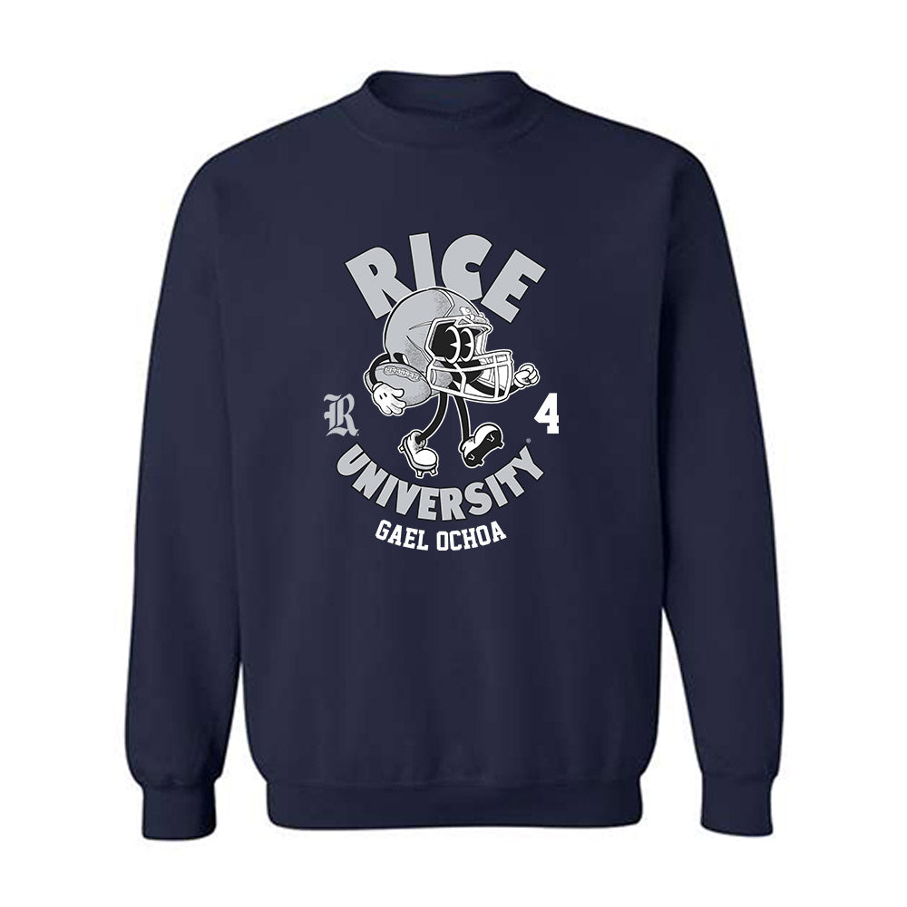 Rice - NCAA Football : Gael Ochoa - Fashion Shersey Crewneck Sweatshirt-0