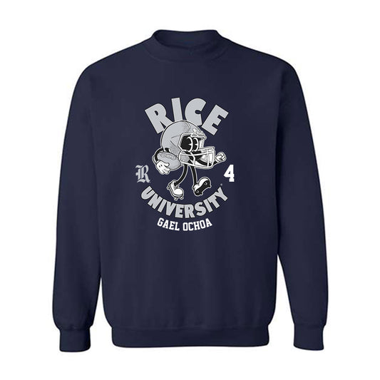 Rice - NCAA Football : Gael Ochoa - Fashion Shersey Crewneck Sweatshirt-0