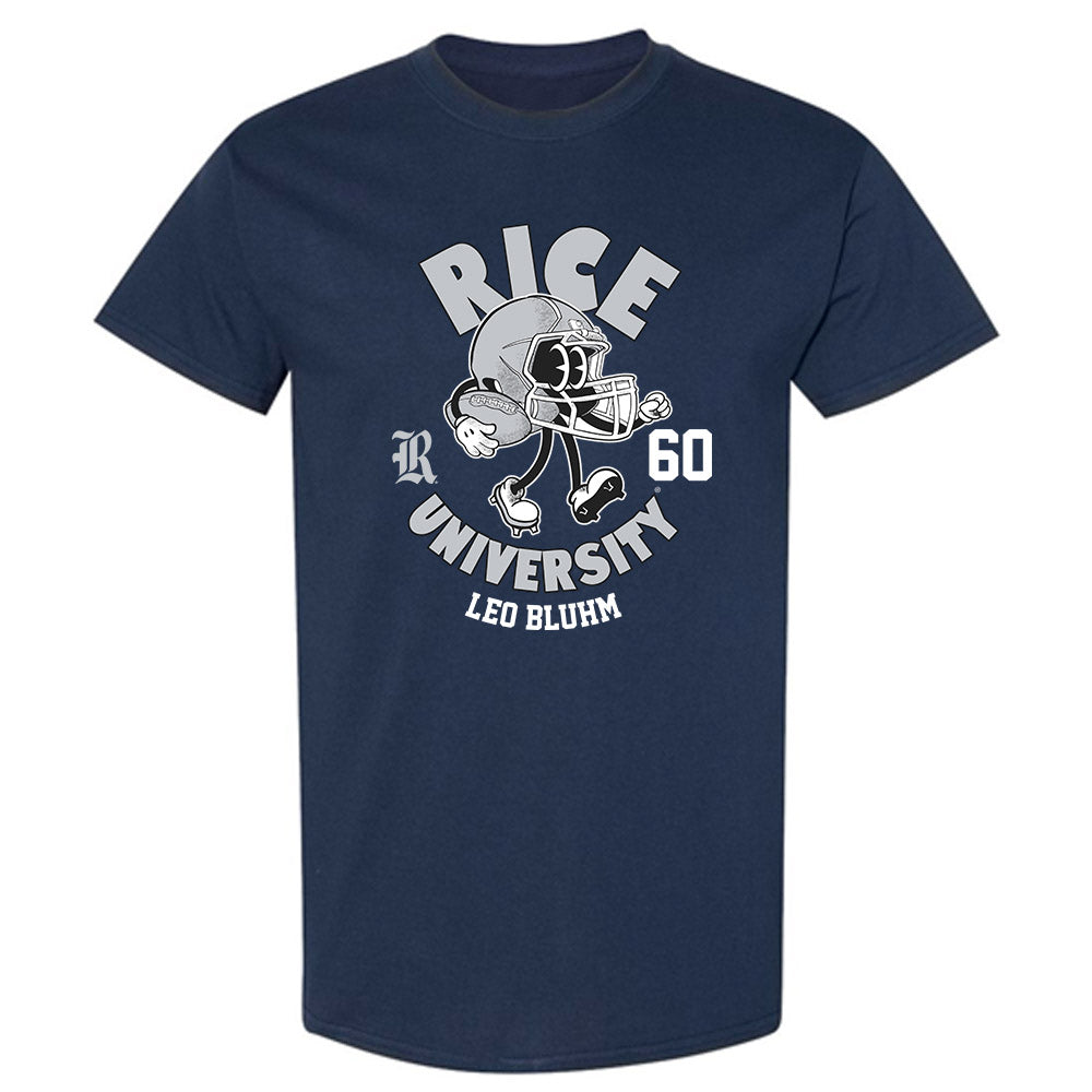Rice - NCAA Football : Leo Bluhm - Fashion Shersey T-Shirt-0