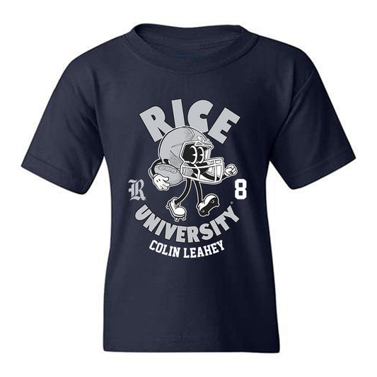 Rice - NCAA Football : Colin Leahey - Fashion Shersey Youth T-Shirt-0