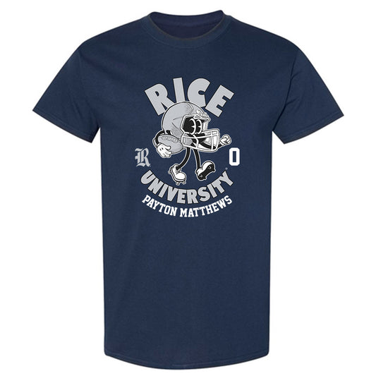 Rice - NCAA Football : Payton Matthews - Fashion Shersey T-Shirt-0