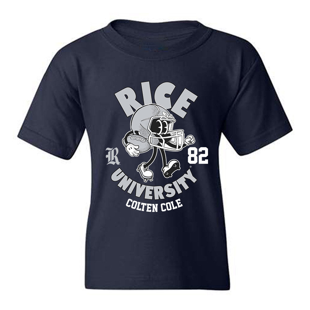 Rice - NCAA Football : Colten Cole - Fashion Shersey Youth T-Shirt-0