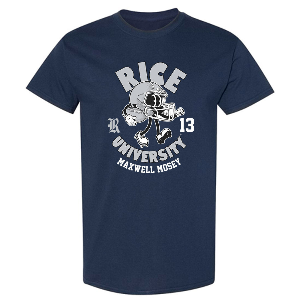 Rice - NCAA Football : Maxwell Mosey - Fashion Shersey T-Shirt-0