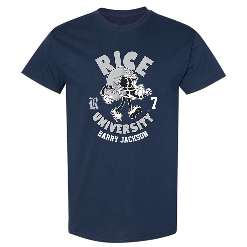 Rice - NCAA Football : Barry Jackson - Fashion Shersey T-Shirt-0