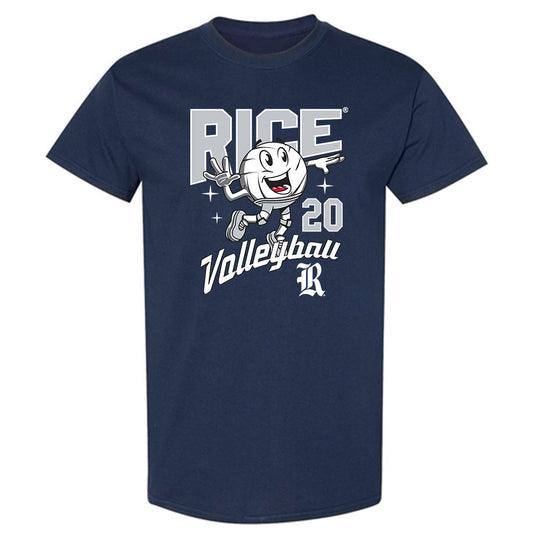 Rice - NCAA Women's Volleyball : Aaliyah Smith - Fashion Shersey T-Shirt-0
