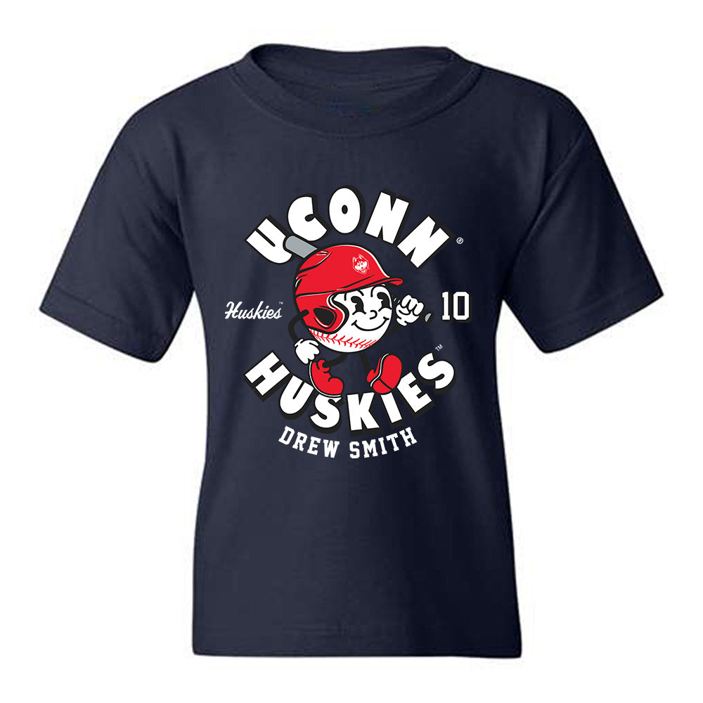 UConn - NCAA Baseball : Drew Smith - Fashion Shersey Youth T-Shirt-0