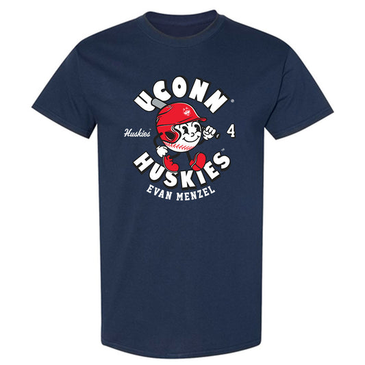 UConn - NCAA Baseball : Evan Menzel - Fashion Shersey T-Shirt-0