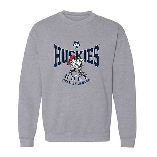 UConn - NCAA Men's Golf : Brayden Jenard - Fashion Shersey Crewneck Sweatshirt-0