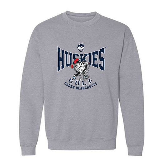 UConn - NCAA Men's Golf : Caden Blanchette - Fashion Shersey Crewneck Sweatshirt