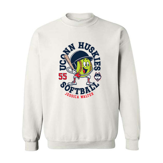 UConn - NCAA Softball : Jessica Walter - Fashion Shersey Crewneck Sweatshirt-0