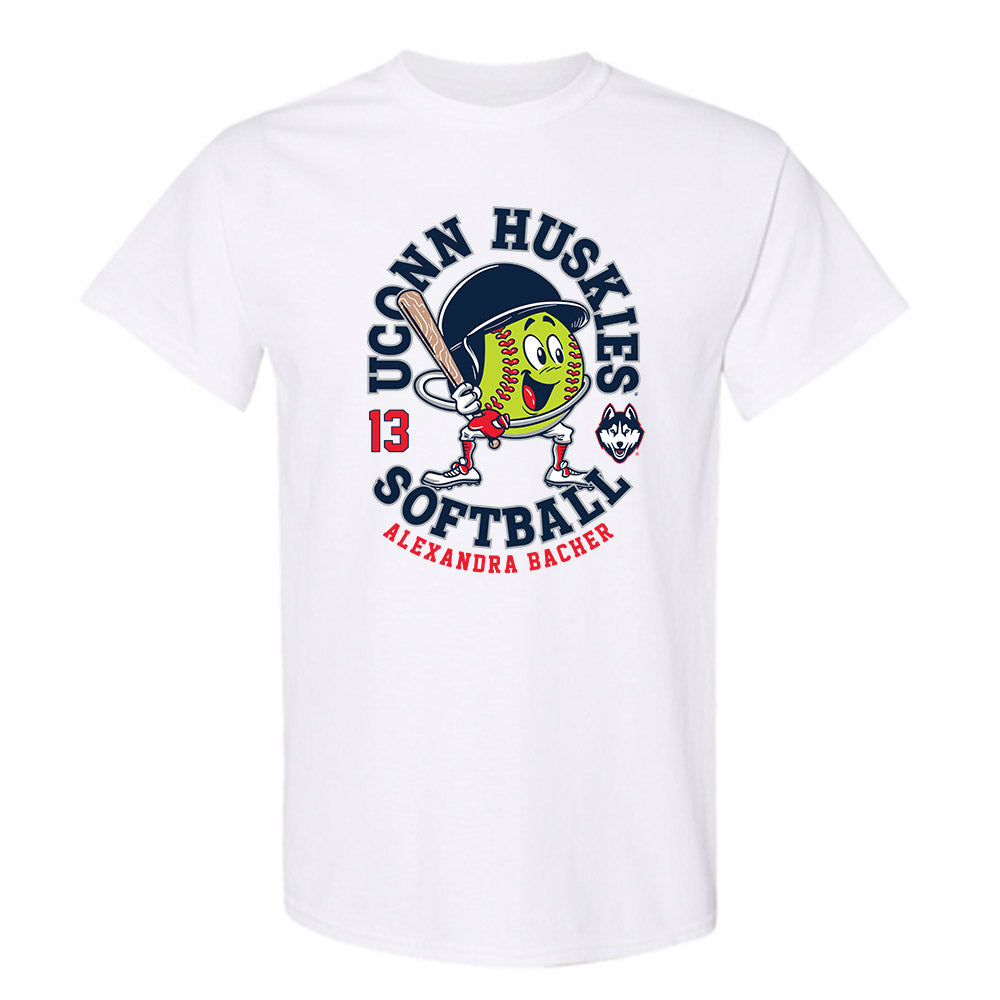 UConn - NCAA Softball : Alexandra Bacher - Fashion Shersey T-Shirt-0