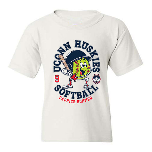 UConn - NCAA Softball : Caprice Bohmer - Fashion Shersey Youth T-Shirt-0