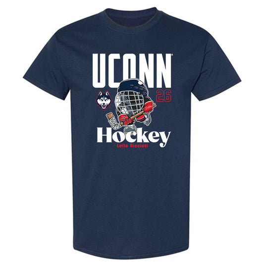 UConn - NCAA Women's Ice Hockey : Leila Ricciuti - Fashion Shersey T-Shirt-0