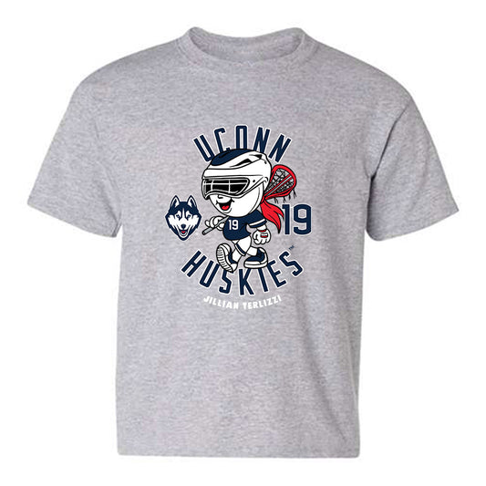 UConn - NCAA Women's Lacrosse : Jillian Terlizzi - Fashion Shersey Youth T-Shirt-0