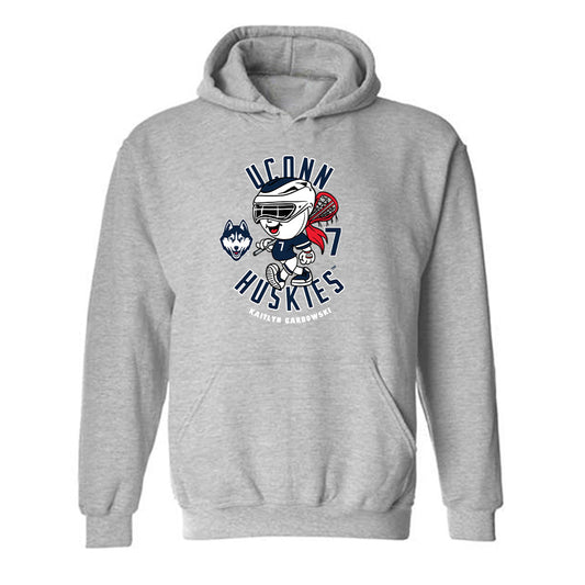 UConn - NCAA Women's Lacrosse : Kaitlyn Garbowski - Fashion Shersey Hooded Sweatshirt-0