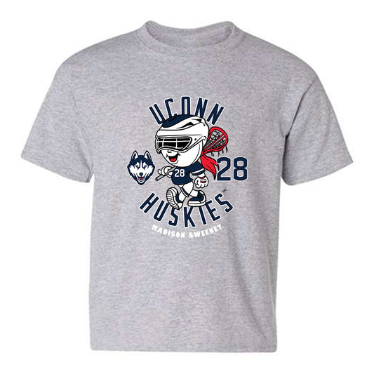 UConn - NCAA Women's Lacrosse : Madison Sweeney - Fashion Shersey Youth T-Shirt-0