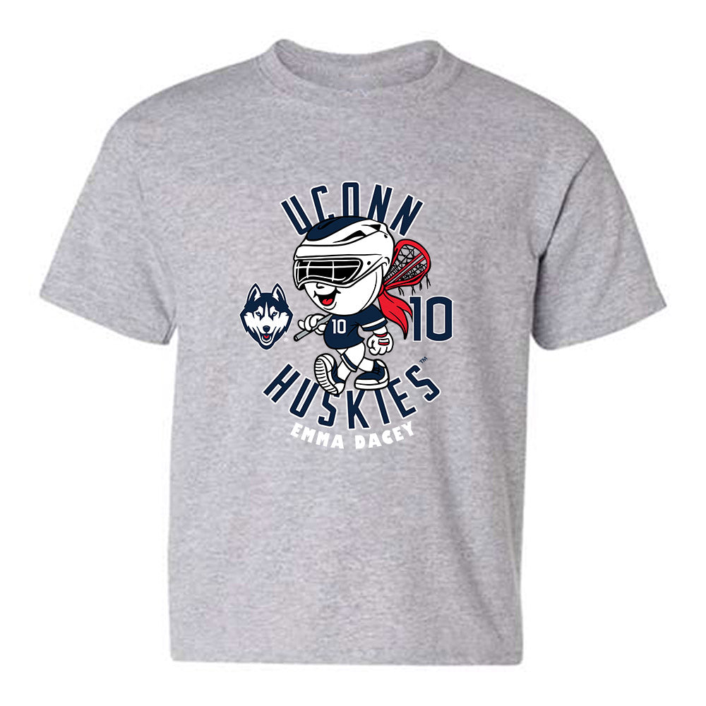 UConn - NCAA Women's Lacrosse : Emma Dacey - Fashion Shersey Youth T-Shirt-0