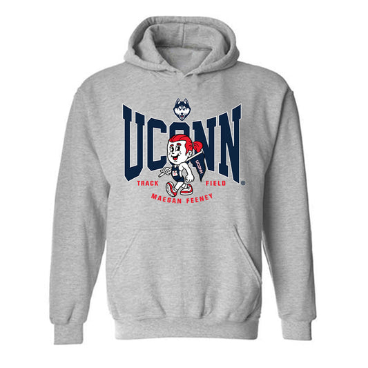 UConn - NCAA Women's Track & Field : Maegan Feeney - Fashion Shersey Hooded Sweatshirt-0