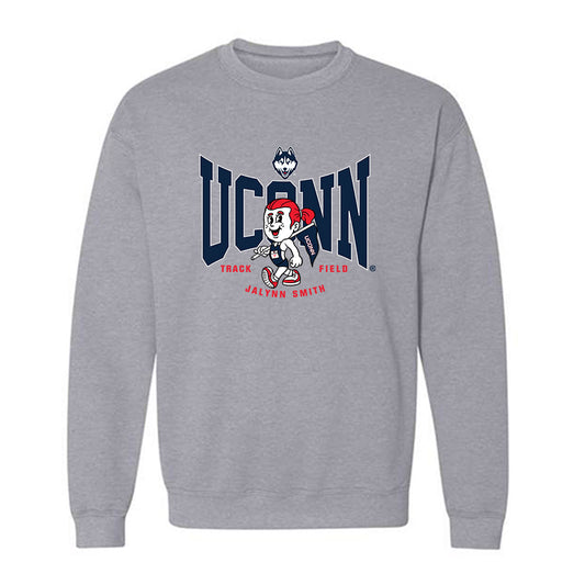 UConn - NCAA Women's Track & Field : Jalynn Smith - Fashion Shersey Crewneck Sweatshirt-0
