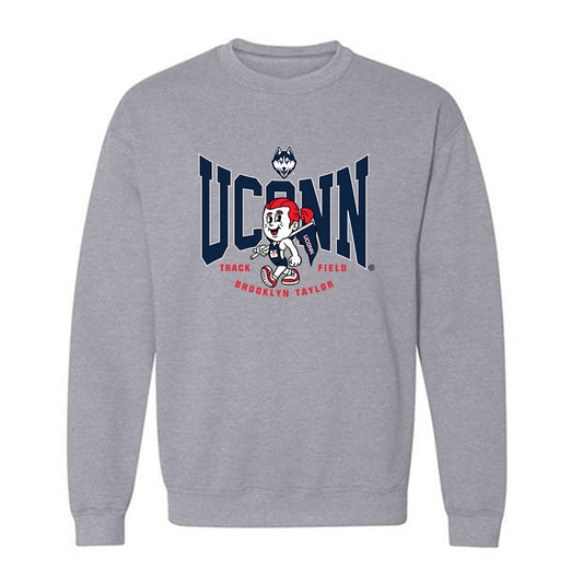 UConn - NCAA Women's Track & Field : Brooklyn Taylor - Fashion Shersey Crewneck Sweatshirt-0