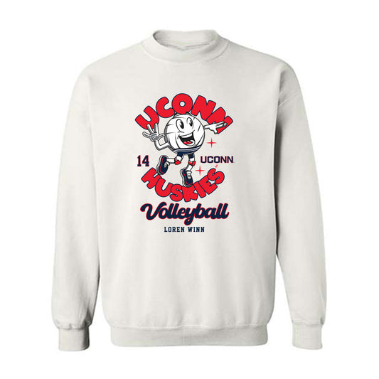 UConn - NCAA Women's Volleyball : Loren Winn - Fashion Shersey Crewneck Sweatshirt