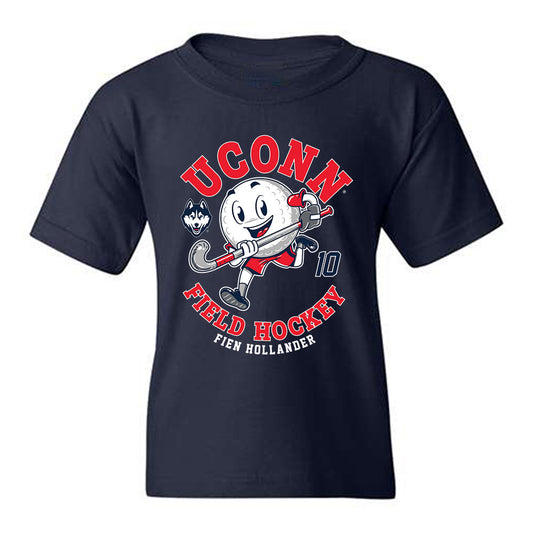 UConn - NCAA Women's Field Hockey : Fien Hollander - Fashion Shersey Youth T-Shirt-0