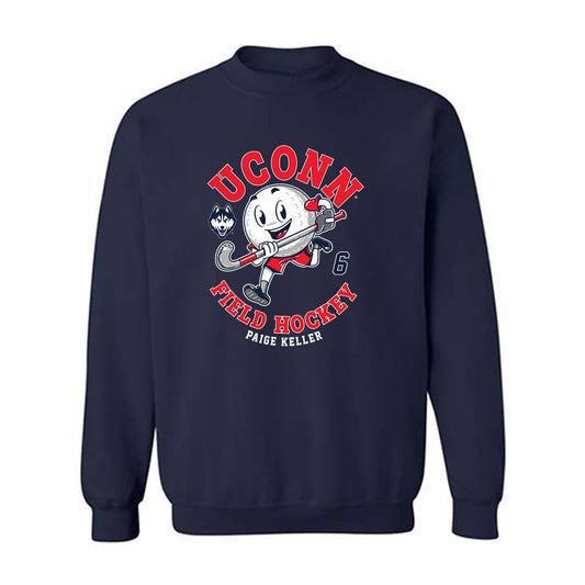 UConn - NCAA Women's Field Hockey : Paige Keller - Fashion Shersey Crewneck Sweatshirt-0