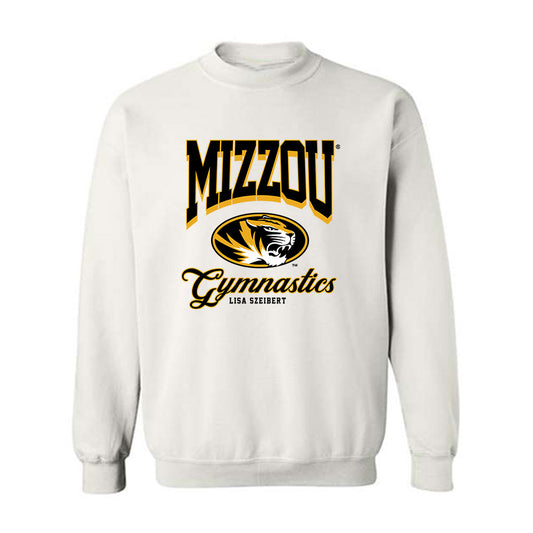 Missouri - NCAA Women's Gymnastics : Lisa Szeibert - Fashion Shersey Crewneck Sweatshirt-0