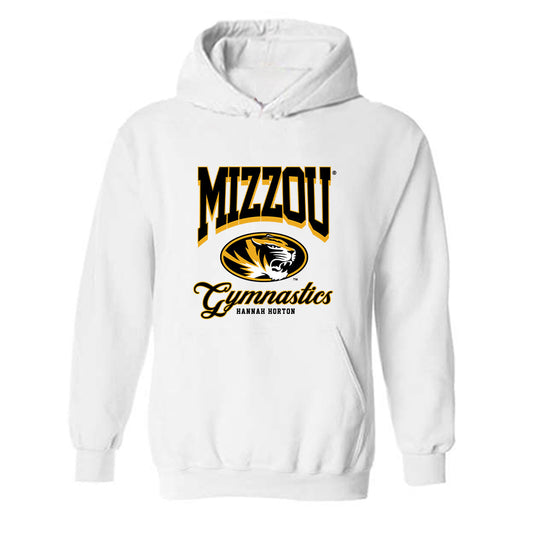 Missouri - NCAA Women's Gymnastics : Hannah Horton - Fashion Shersey Hooded Sweatshirt-0