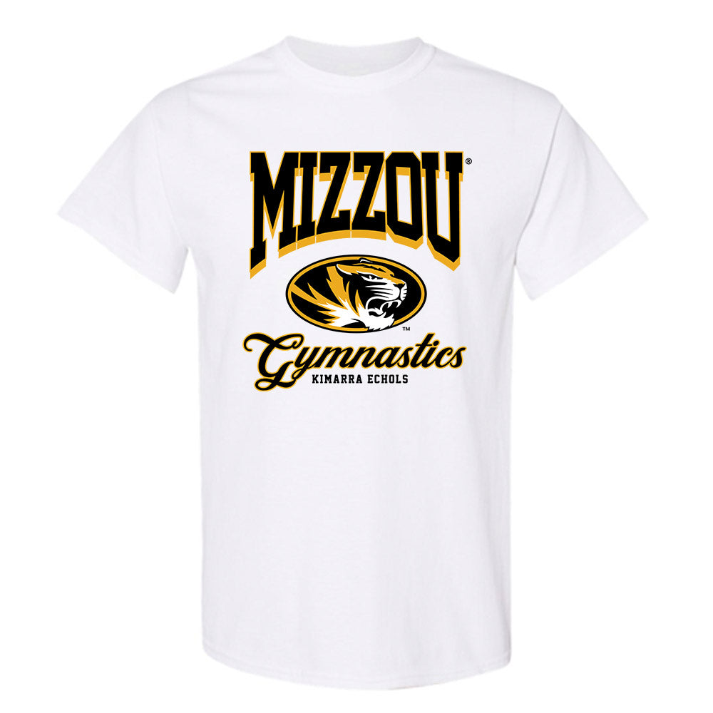 Missouri - NCAA Women's Gymnastics : Kimarra Echols - Fashion Shersey T-Shirt-0