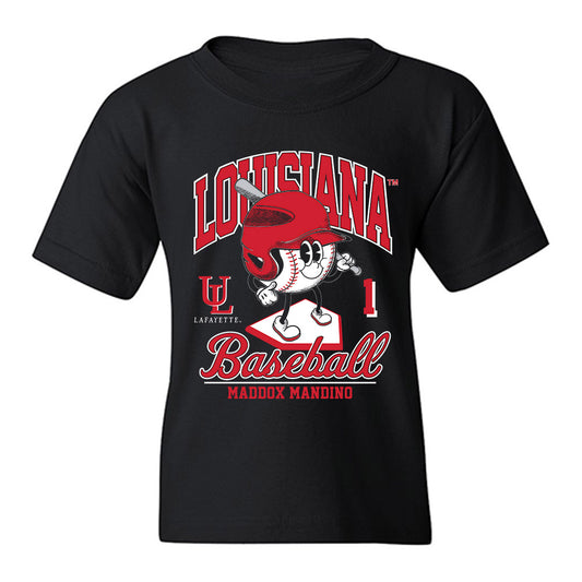 Louisiana - NCAA Baseball : Maddox Mandino - Fashion Shersey Youth T-Shirt-0