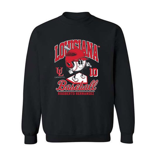Louisiana - NCAA Baseball : Rigoberto Hernandez - Fashion Shersey Crewneck Sweatshirt-0