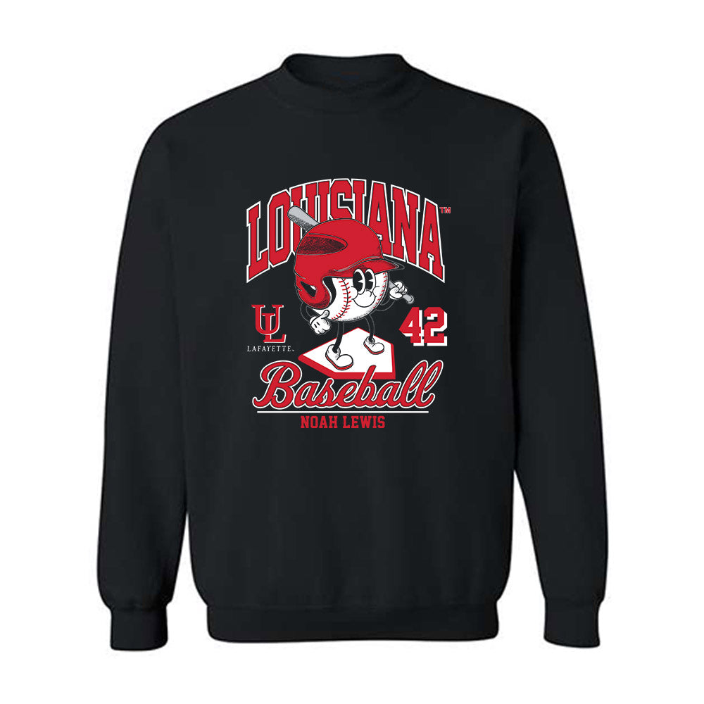 Louisiana - NCAA Baseball : Noah Lewis - Fashion Shersey Crewneck Sweatshirt-0