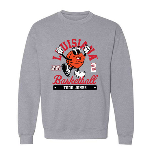 Louisiana - NCAA Men's Basketball : Todd Jones - Fashion Shersey Crewneck Sweatshirt-0