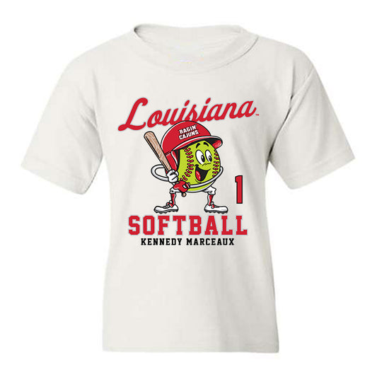 Louisiana - NCAA Softball : Kennedy Marceaux - Fashion Shersey Youth T-Shirt-0