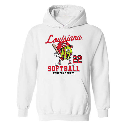 Louisiana - NCAA Softball : Kennedy Stutes - Fashion Shersey Hooded Sweatshirt-0