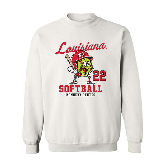 Louisiana - NCAA Softball : Kennedy Stutes - Fashion Shersey Crewneck Sweatshirt-0