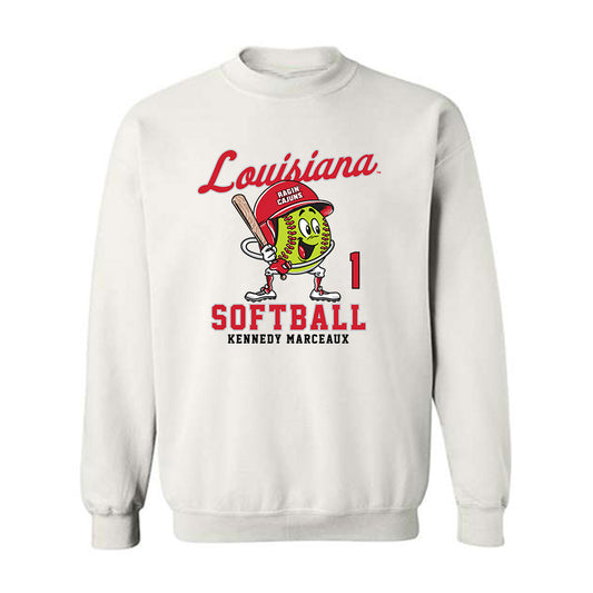 Louisiana - NCAA Softball : Kennedy Marceaux - Fashion Shersey Crewneck Sweatshirt-0