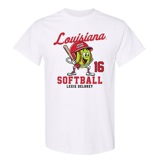 Louisiana - NCAA Softball : Lexie Delbrey - Fashion Shersey T-Shirt-0