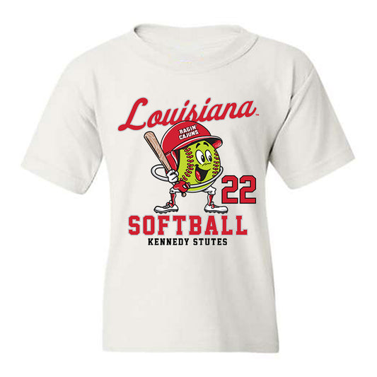 Louisiana - NCAA Softball : Kennedy Stutes - Fashion Shersey Youth T-Shirt-0