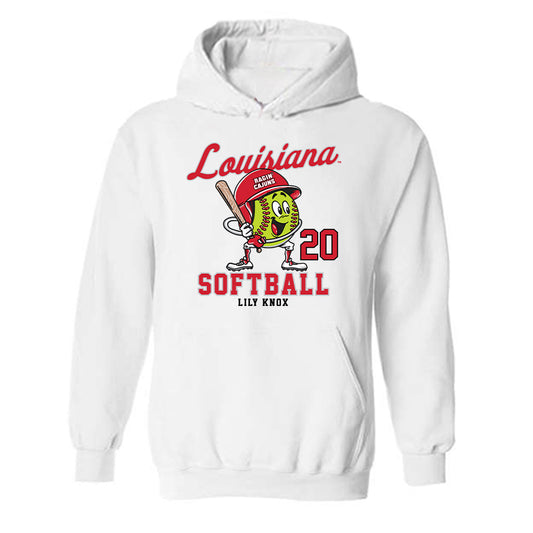 Louisiana - NCAA Softball : Lily Knox - Fashion Shersey Hooded Sweatshirt-0