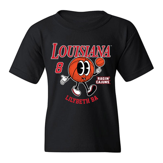 Louisiana - NCAA Women's Basketball : Lilybeth Ba - Fashion Shersey Youth T-Shirt-0