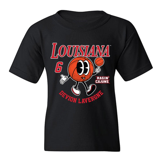 Louisiana - NCAA Men's Basketball : Devion Lavergne - Fashion Shersey Youth T-Shirt-0