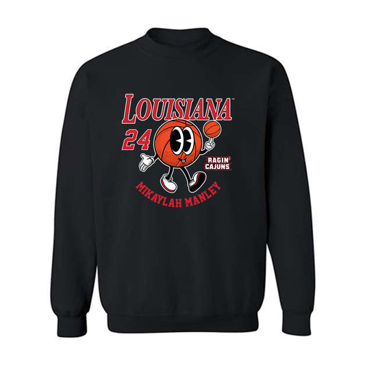 Louisiana - NCAA Women's Basketball : Mikaylah Manley - Fashion Shersey Crewneck Sweatshirt-0