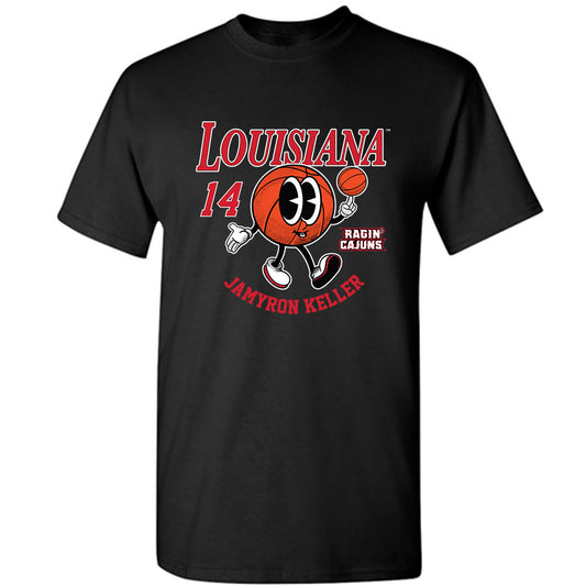 Louisiana - NCAA Men's Basketball : Jamyron Keller - Fashion Shersey T-Shirt-0